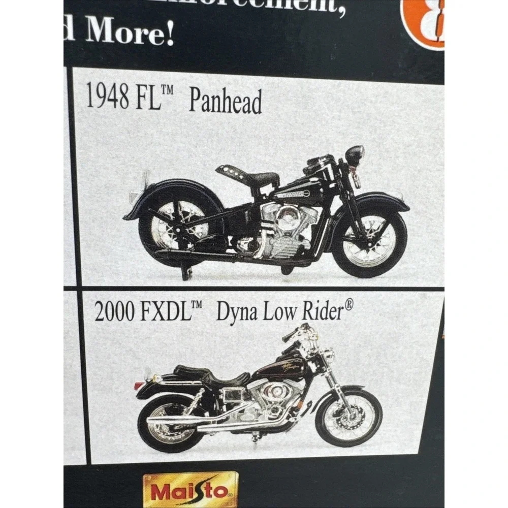 Harley Davidson 1948 FL‎ Panhead 1:18 Die Cast 2000 Maisto Series 8 #31760